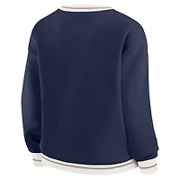 Women's WEAR by Erin Andrews Navy Penn State Nittany Lions Seal Sweatshirt