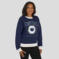Women's WEAR by Erin Andrews Navy Penn State Nittany Lions Seal Sweatshirt