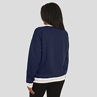 Women's WEAR by Erin Andrews Navy Penn State Nittany Lions Seal Sweatshirt