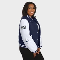 Women's WEAR by Erin Andrews  Navy Penn State Nittany Lions Varsity Puffer Jacket