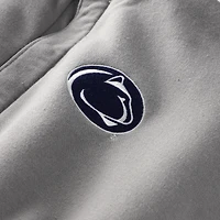 Sweat-shirt court à demi-boutons ZooZatz gris Penn State Nittany Lions pour femme