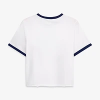 Women's ZooZatz  White Penn State Nittany Lions Retro Ringer Tri-Blend T-Shirt