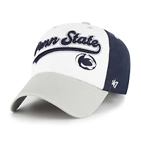 Casquette ajustable blanche « 47 Penn State Nittany Lions Scooter Clean Up » pour jeunes