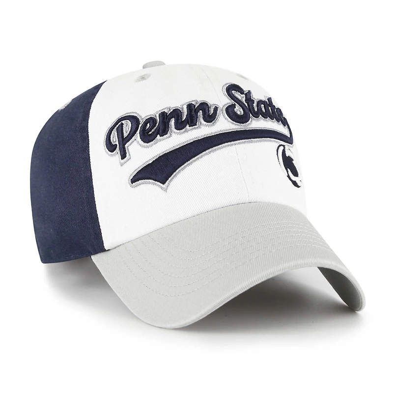 Casquette ajustable blanche « 47 Penn State Nittany Lions Scooter Clean Up » pour jeunes