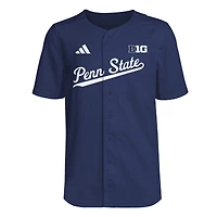 Maillot de baseball adidas Penn State Nittany Lions bleu marine pour jeunes