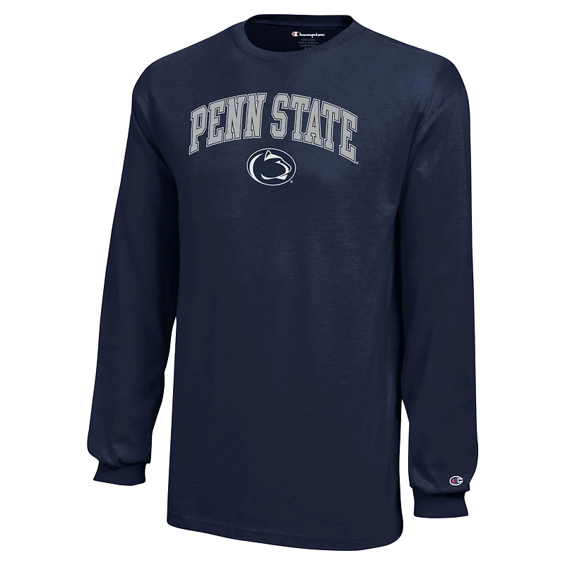 Champion de la jeunesse Penn State Nittany Lions Arch Over Logo T-shirt à manches longues