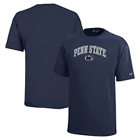 T-shirt bleu marine Penn State Nittany Lions Arch Over Logo pour jeunes