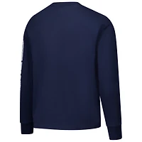 T-shirt à manches longues avec logo vieilli Penn State Nittany Lions, champion des jeunes, bleu marine