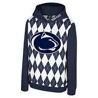 Sweat à capuche enfiler The Dealio Argyle Navy Penn State Nittany Lions pour jeunes Colosseum