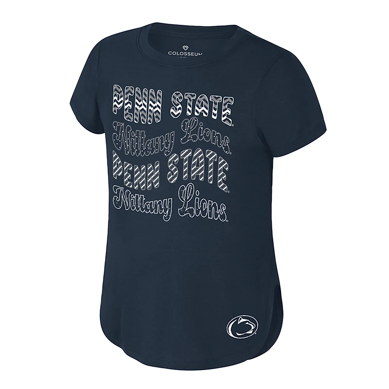 T-shirt Rogan Penn State Nittany Lions bleu marine pour jeunes du Colisée