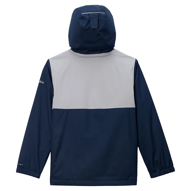 Youth Columbia Navy Penn State Nittany Lions Rainy Fields Lined Hoodie Full-Zip Jacket