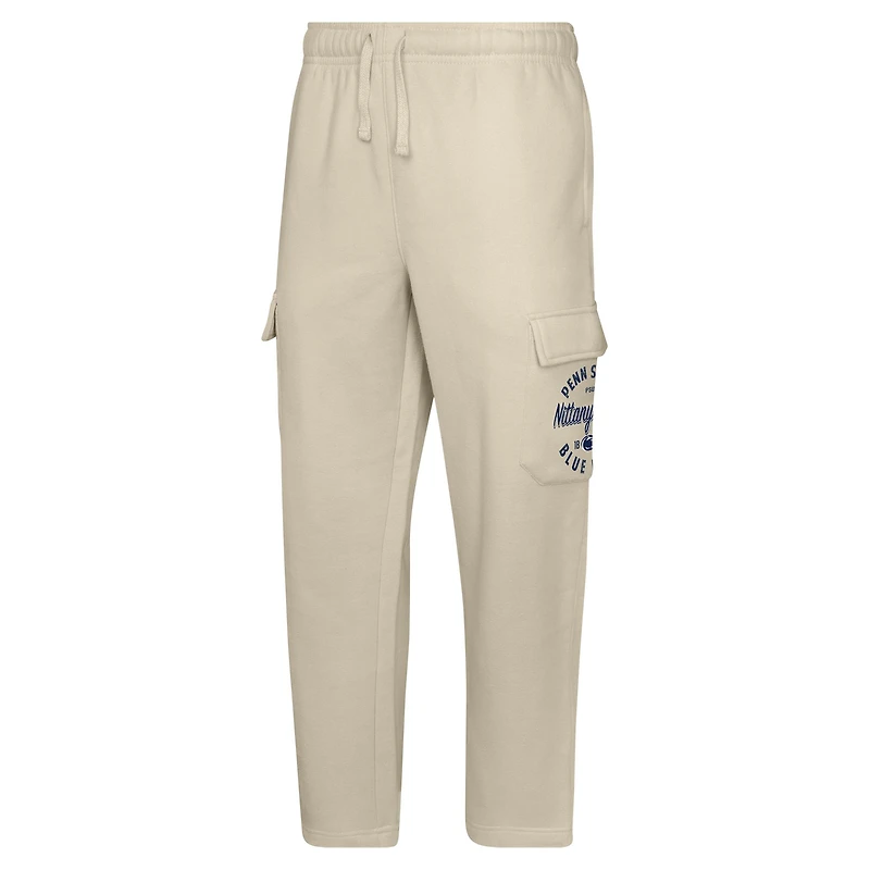 Pantalon de survêtement en polaire All Around The World couleur crème pour jeunes Penn State Nittany Lions