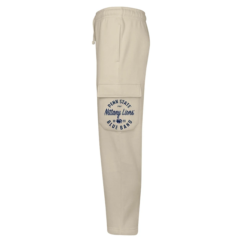 Pantalon de survêtement en polaire All Around The World couleur crème pour jeunes Penn State Nittany Lions