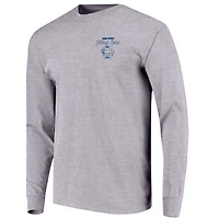 Youth Gray Penn State Nittany Lions Retro Script Long Sleeve T-Shirt