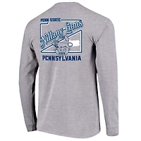 Youth Gray Penn State Nittany Lions Retro Script Long Sleeve T-Shirt