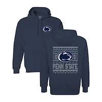 Youth  Navy Penn State Nittany Lions Classic Holiday Sweater Hoodie