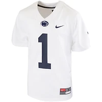 Maillot de football intouchable Nike #1 Penn State Nittany Lions pour enfant blanc