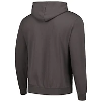 Men's Colosseum Charcoal Pennsylvania Quakers Arch and Logo Pullover Hoodie