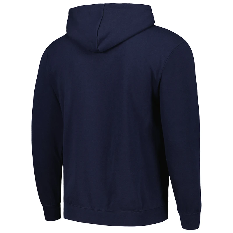 Chandail à capuchon Colosseum Navy Pennsylvania Quakers Arch et logo pour hommes
