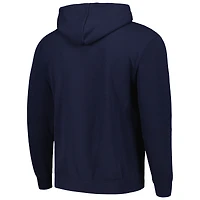 Chandail à capuchon Colosseum Navy Pennsylvania Quakers Arch et logo pour hommes