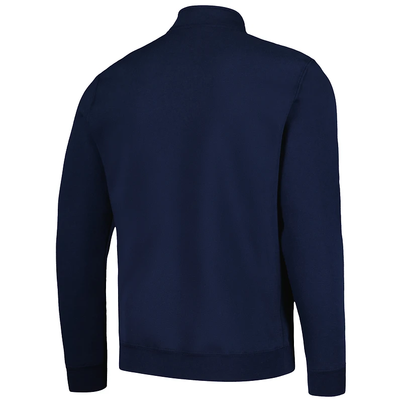 Men's Colosseum Navy Pennsylvania Quakers Tortugas Quarter-Zip Sweatshirt