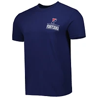Men's Navy Pennsylvania Quakers Logo Campus Icon T-Shirt