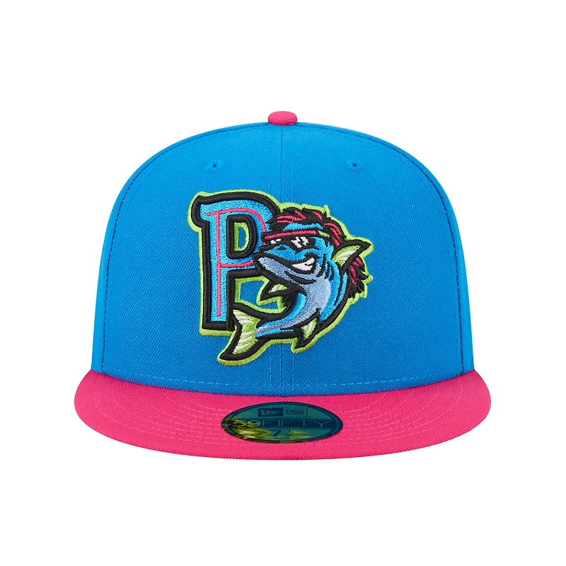 Men's New Era  Blue Pensacola Wahoos Theme Nights 59FIFTY Fitted Hat