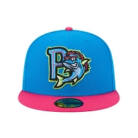 Men's New Era  Blue Pensacola Wahoos Theme Nights 59FIFTY Fitted Hat