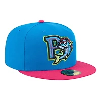 Men's New Era  Blue Pensacola Wahoos Theme Nights 59FIFTY Fitted Hat