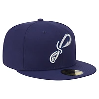 Casquette ajustée 59FIFTY bleu marine Pensacola Wahoos Authentic Collection pour homme de New Era