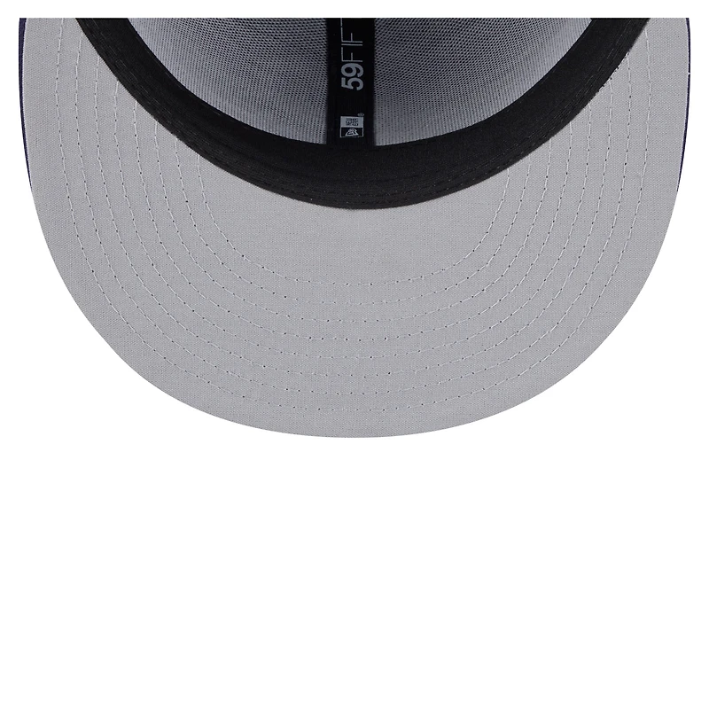 Casquette ajustée 59FIFTY bleu marine Pensacola Wahoos Authentic Collection pour homme de New Era