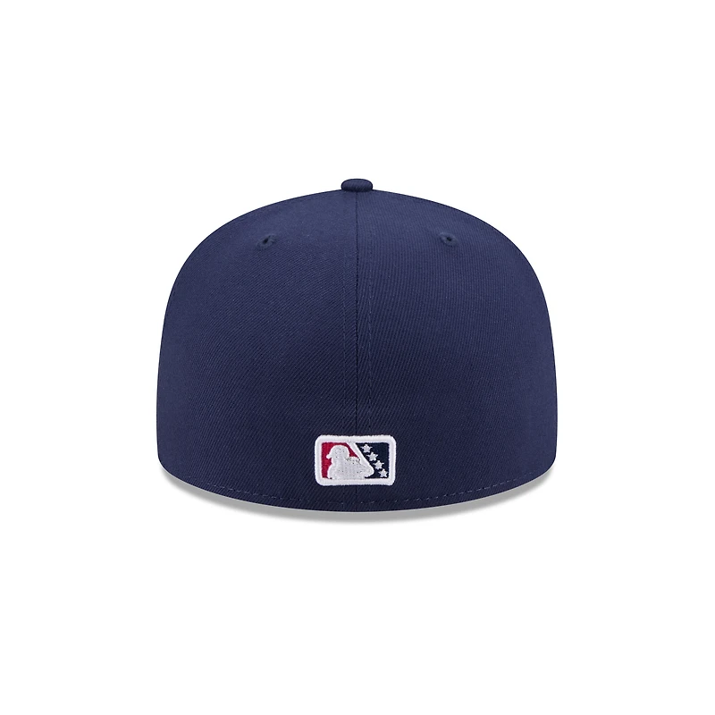 Casquette ajustée 59FIFTY bleu marine Pensacola Blue Wahoos Theme Nights de New Era pour homme