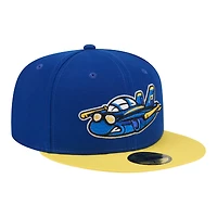 Men's New Era  Blue/Gold Pensacola Blue Wahoos Minor League Theme Nights 59FIFTY Fitted Hat