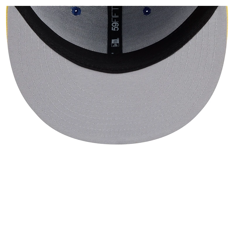 Men's New Era  Blue/Gold Pensacola Blue Wahoos Minor League Theme Nights 59FIFTY Fitted Hat