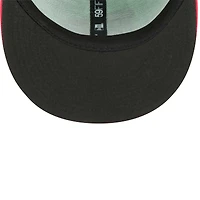 New Era Green Pensacola Blue Wahoos Theme Nights Mullets Alternate 2 59FIFTY Casquette ajustée pour homme