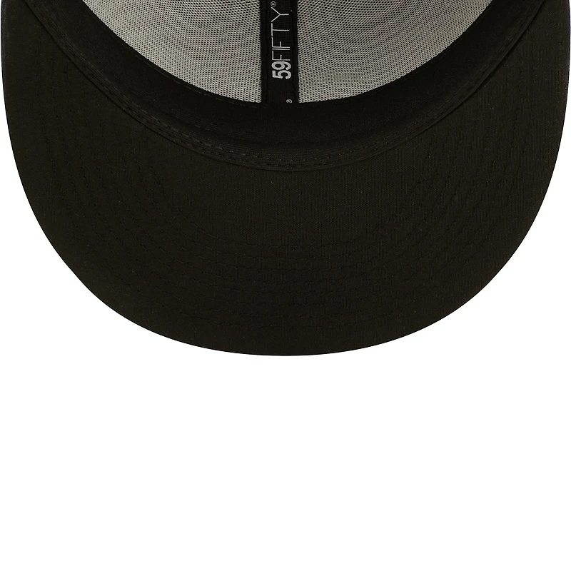 Casquette ajustée 59FIFTY Team Game Authentic Collection Wahoos bleu marine Pensacola pour homme New Era