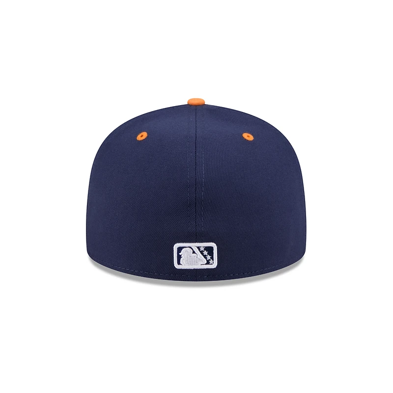 Casquette ajustée 59FIFTY bleu marine New Era pour homme, thème Peoria Chiefs