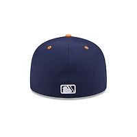 Casquette ajustée 59FIFTY bleu marine New Era pour homme, thème Peoria Chiefs