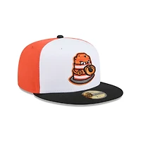 Men's New Era  White Peoria Chiefs Theme Nights 59FIFTY Fitted Hat