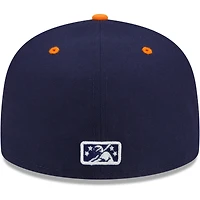 Men's New Era Navy/Orange Peoria Chiefs Theme Night 59FIFTY Fitted Hat