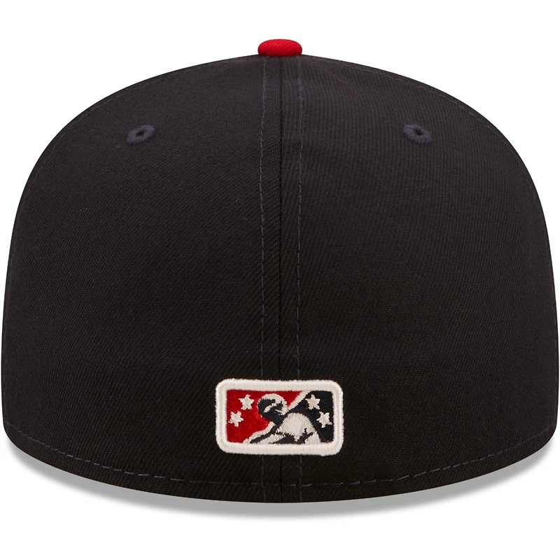 NWE PCHIEF NAVY ALT MIB AUTHENTIC COLLECTION 59FIFTY HATMENHIC