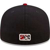 NWE PCHIEF NAVY ALT MIB AUTHENTIC COLLECTION 59FIFTY HATMENHIC