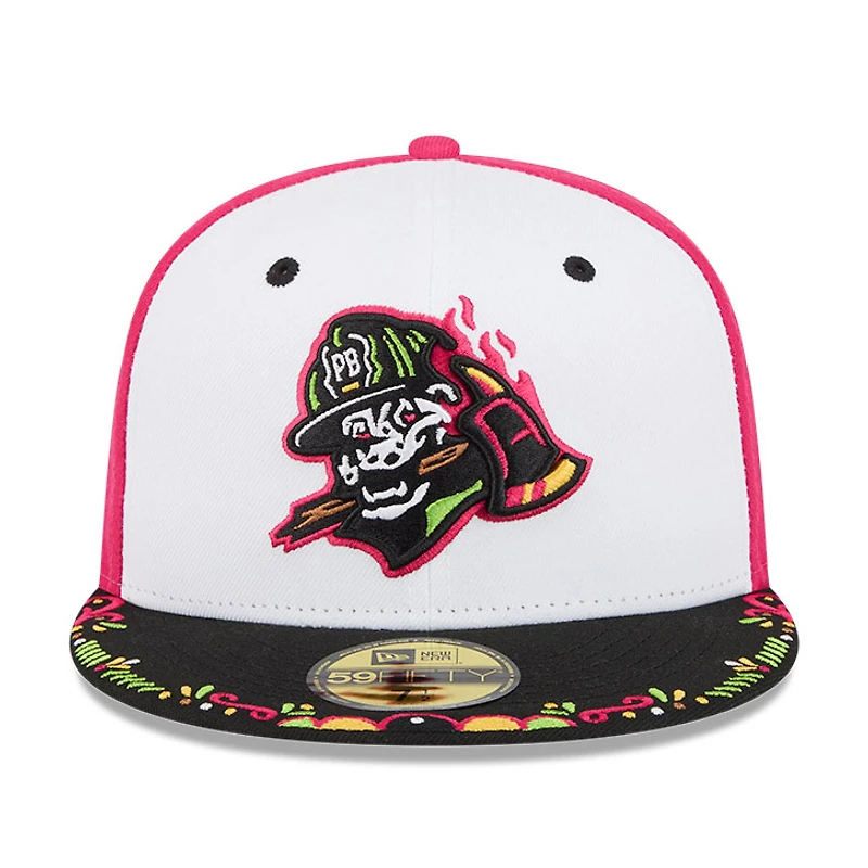 Men's New Era White/Black Peoria Chiefs 2026 Copa De La Diversion 59FIFTY Fitted Hat