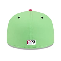 Casquette ajustée New Era 59FIFTY blanche et noire pour homme, Peoria Chiefs 2026 Copa De La Diversion