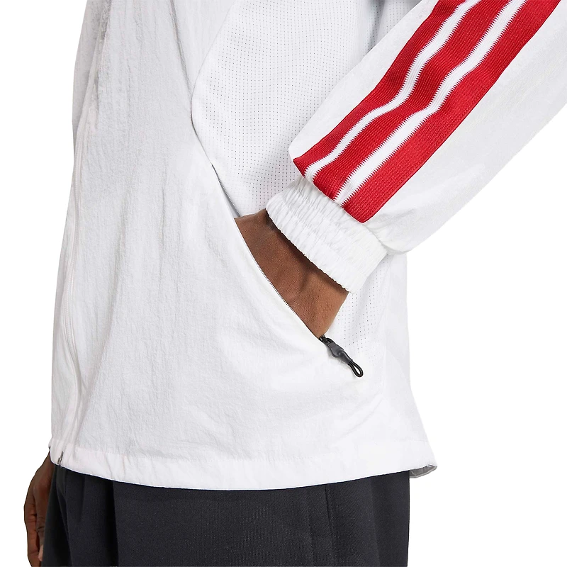 Men's adidas White Peru National Team 2026 Home Full-Zip Game Day Anthem Jacket
