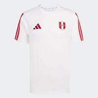 Men's adidas White Peru National Team FIFA x World Cup Alphaskin T-Shirt