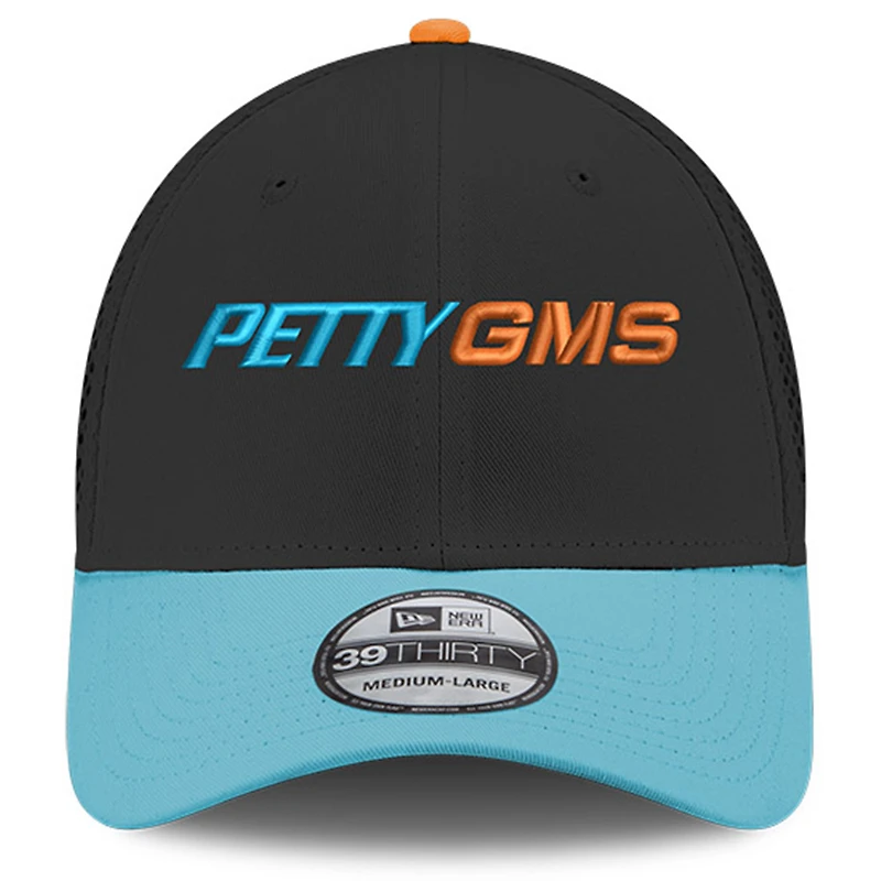 Men's New Era Black Petty GMS Motorsports NEO 39THIRTY Flex Hat