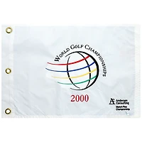 Event-Used White Pin Flag from The Match Play Championship on February 23rd to 27th 2000