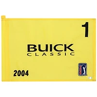 PGA TOUR Event-Used #1 Yellow Pin Flag from The Buick Classic on June 10th to 13th 2004