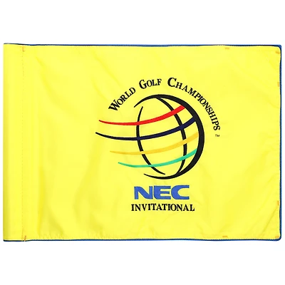 PGA TOUR Event-Used #16 Yellow Pin Flag from The NEC Invitational on August 23rd to 26th 2001